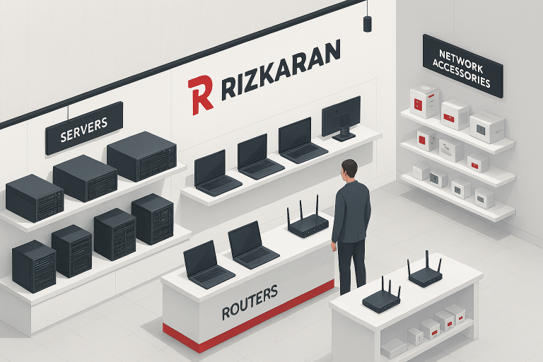 فروش انواع تجهیزات کامپیوتری و شبکه - فروش لپ تاپ